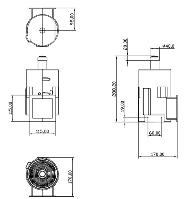 ALL Climate Type Stirling Cooling System Free Piston Stirling Cooler Minus 130 Degree
