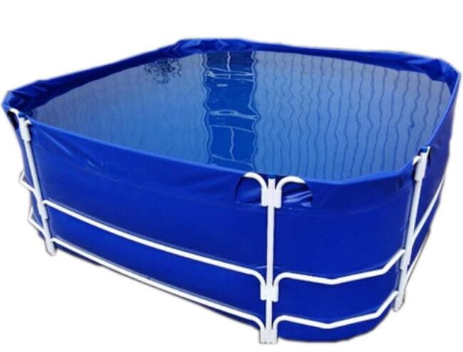 B2 B1 Fire Retardant Round Outdoor Fish Pond 2500L Alkali Resistance Eco Friendly