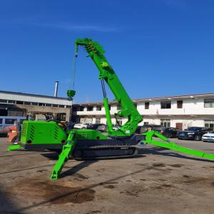 5ton EPA engine Spider Crawler Crane With Hydraulic Telescopic Outrigger