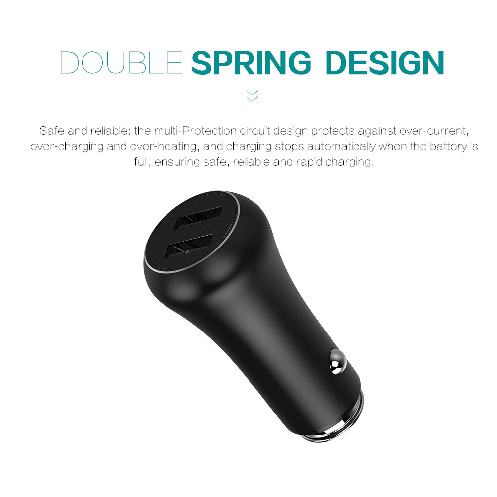 FQC10 Dual QC3.0 car usb charger, universal car charger for phones, top selling car usb charger