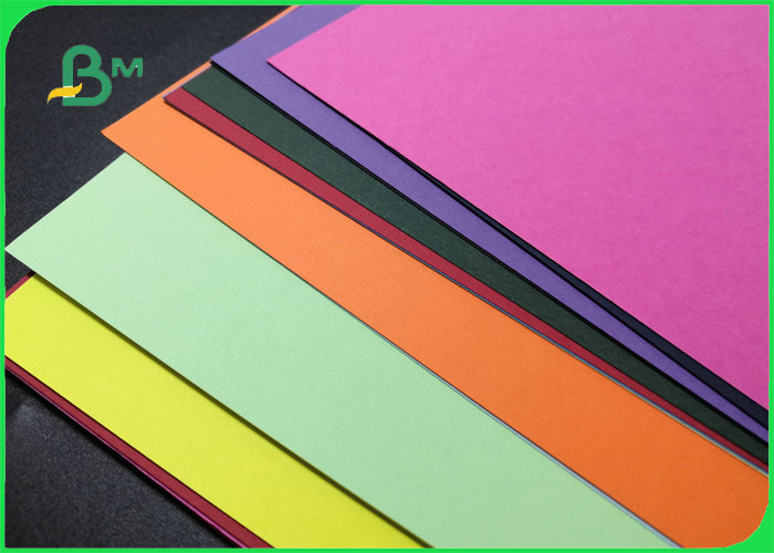 180gsm 230gsm 250gsm Uncoated Color Cardboard For Gift Packing Smooth Surface