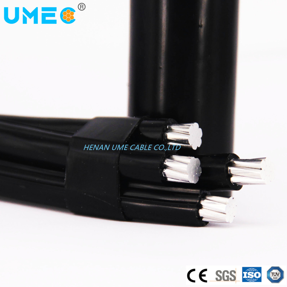 Service Drop Aerial Bundle Cable Overhead Line Electrical Power Cable 3X70mm2+54.6mm2+16mm2 ABC Cable