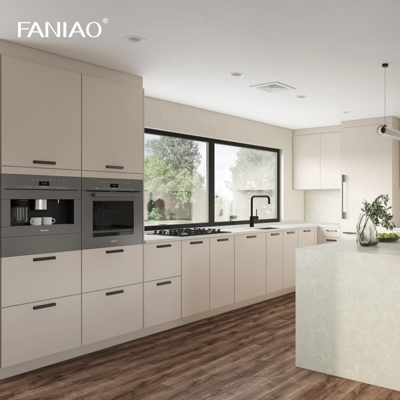 China Manufacturer Modern Wooden Kitchen Cabinet Designs Custom Melamine Kitchen Cabinets
