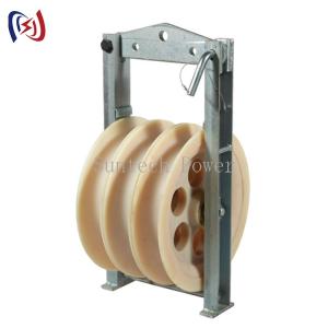  508mm Triple Transmission Bundled Conductor Stringing Pulley Blocks Manufactures
