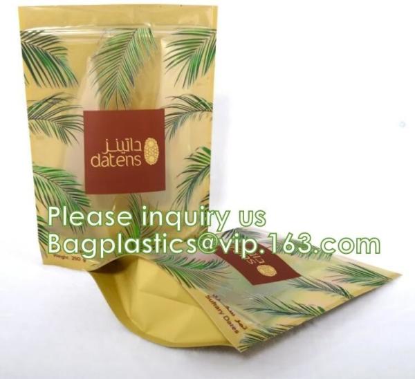 Flat bottom bag/Pouch Kraft Paper Bag Stand Up Bag Zipper Bag Promotion Bag Food