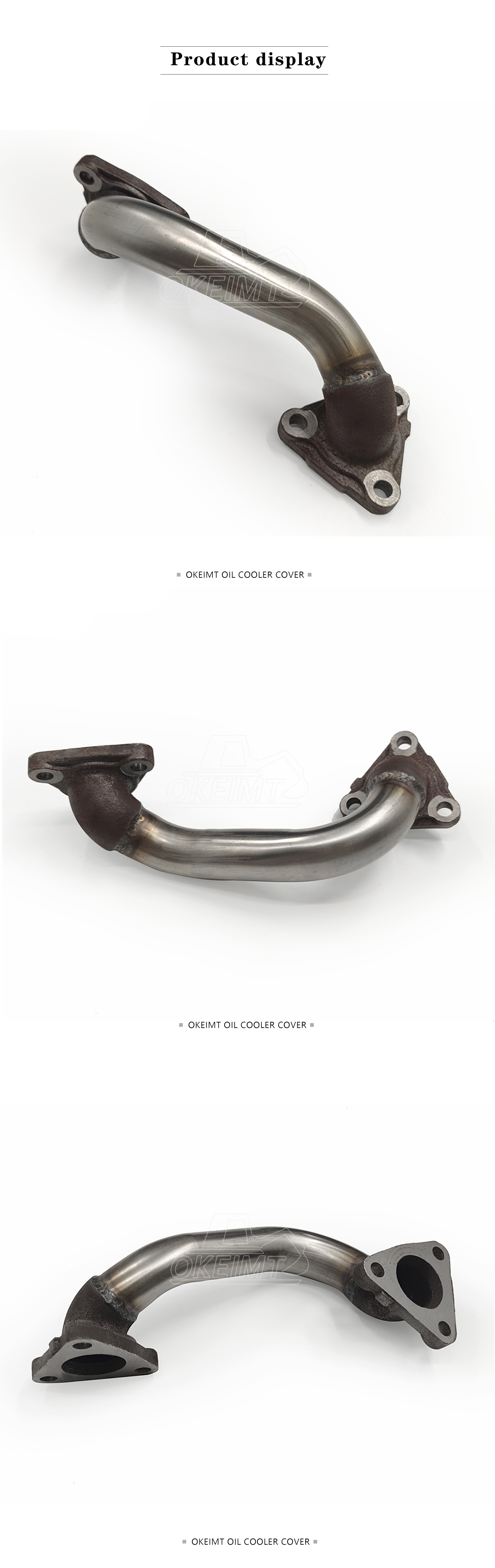 Excavator Engine Parts 4HK1 8-98140651-0 EGR Connecting Pipe 8-97375369-0 Exhaust Pipe