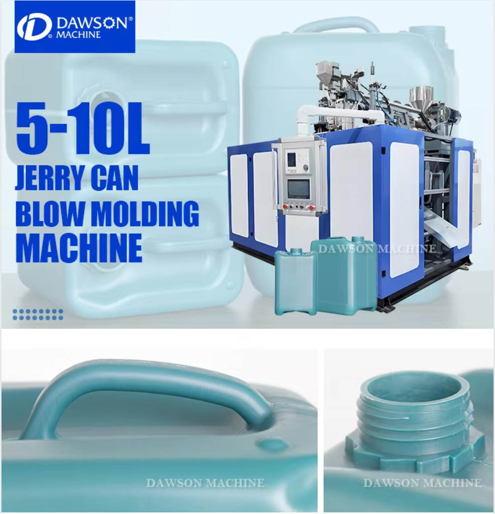5L 10L HDPE Plastic Bottle Blow Moulding Machine Jerrycan Extrusion Blow Molding Machine