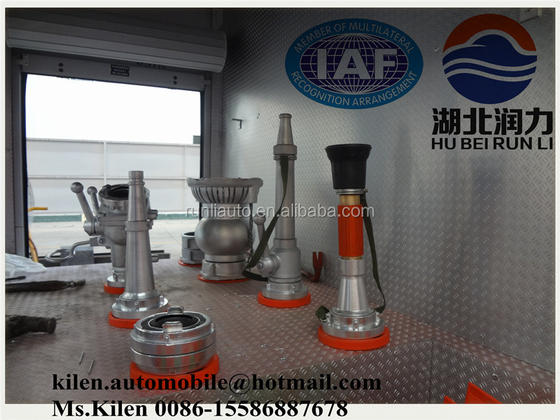 Double Cabin Fire Service Vehicle Euro 3 small fire truck Dongfeng 4x2