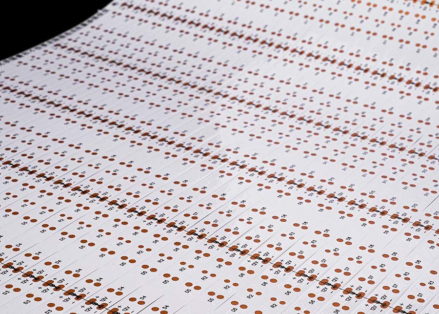Hot sale FPCB - BARE - 2835-30leds/M-8*503-12V dobule white board for Led strip FPCb