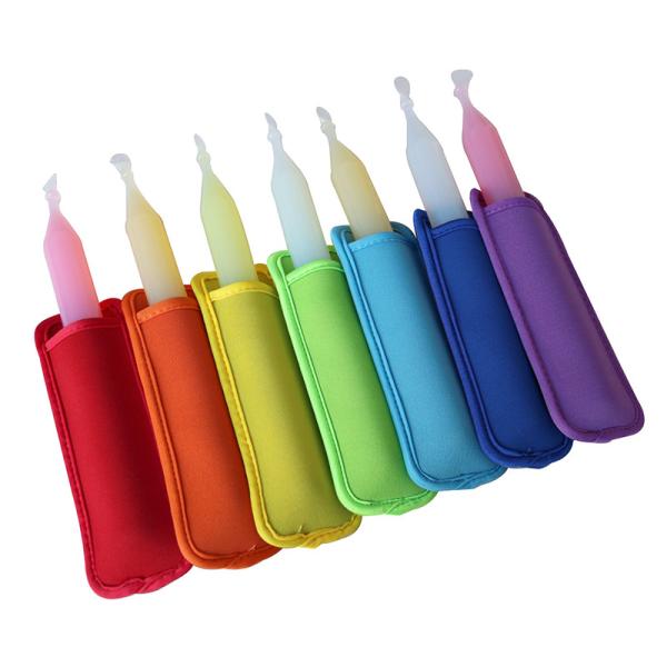 Factory Price Ice Pop Sleeves Antifreezing Popsicle Holders Bags Neoprene