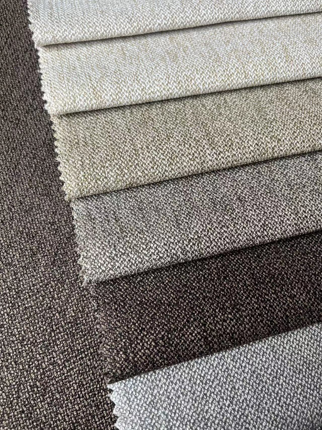 Woven Linen Sofa Fabric Breathable Waterproof For Home Textile