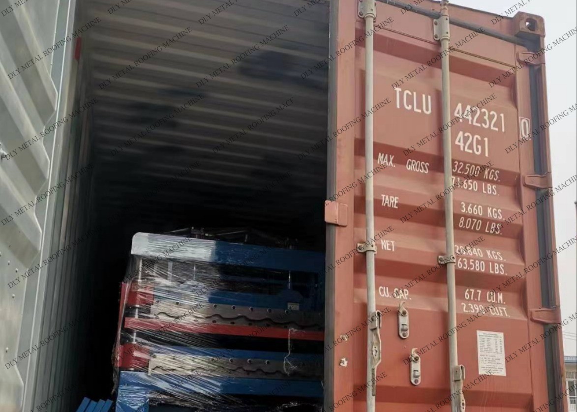 50hz 0.5mm 1250mm Double Layer Forming Machine For Metal Roof