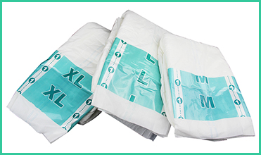Nursing Home White XL SAP Adult Bedwetting Diapers