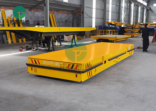 Battery powered DC motor driven hot metal ladle transfer cart explosion proof