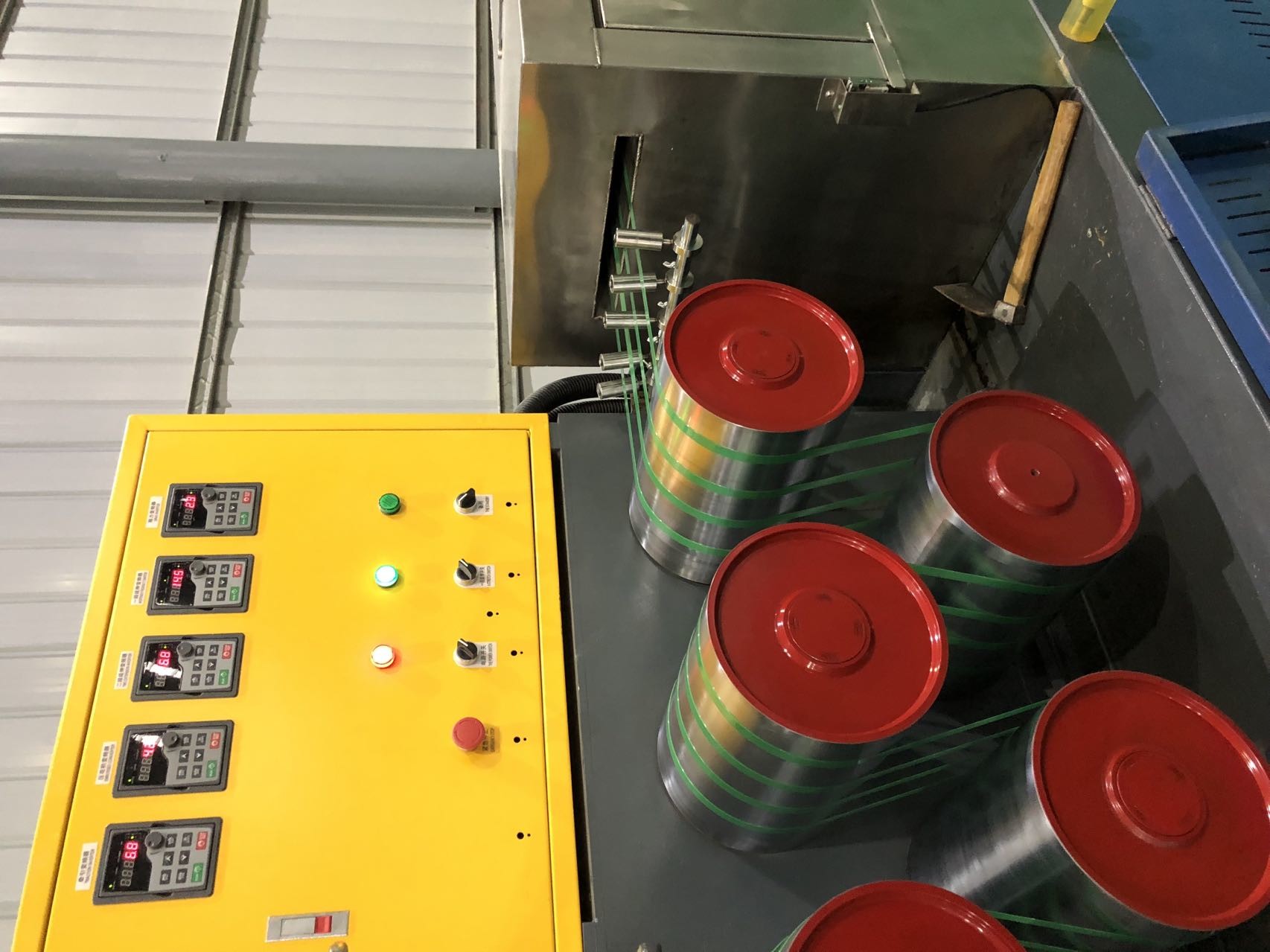 Plastic PP PET Strapping Band Production Line Extrusion Line For Brickyard / Metal / Steel