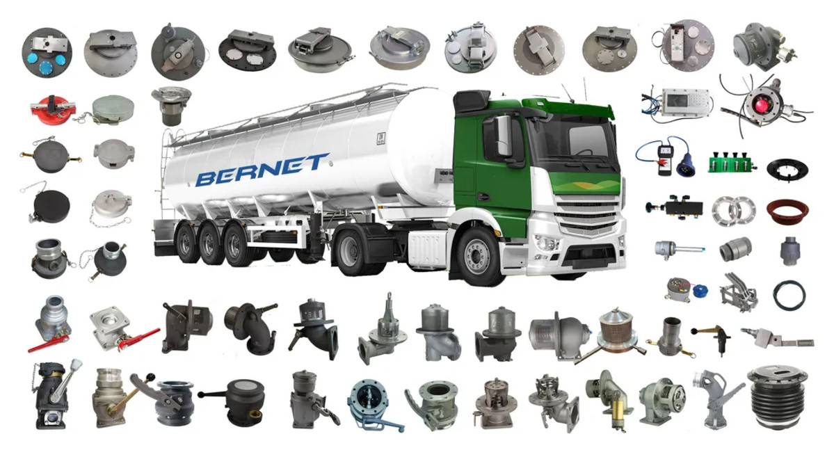 Bernet Durable Pneumatic Hand Pull Valve For Tank Truck