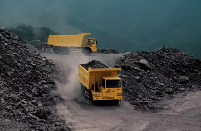 High Performance Engine Mining Dump Truck With Hydro - Mechanical Drive Nxg5650dt