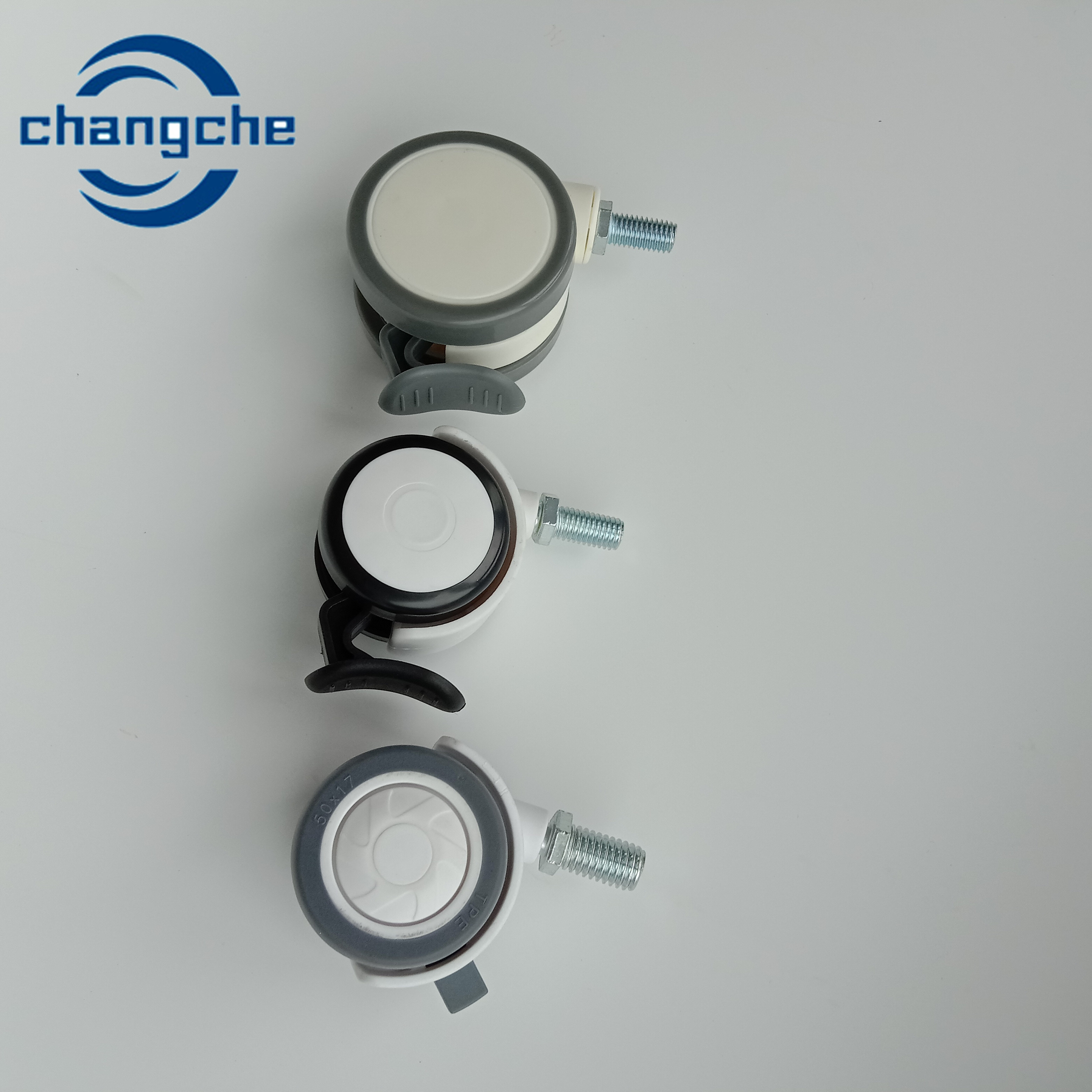 2 Inch Width Hospital Bed Wheels With Side Break For Enhanced Mobility With Smooth Wheel Tread
