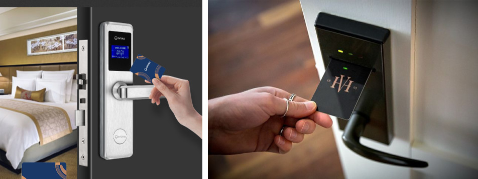 Hotel Department Door Locks Magnetic Key Card 125Khz T5577 Chip Rfid