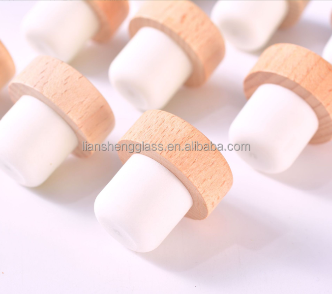 Wine Glass Bottle Stoppers Customizable with Direct and Acceptable Customer's Logo