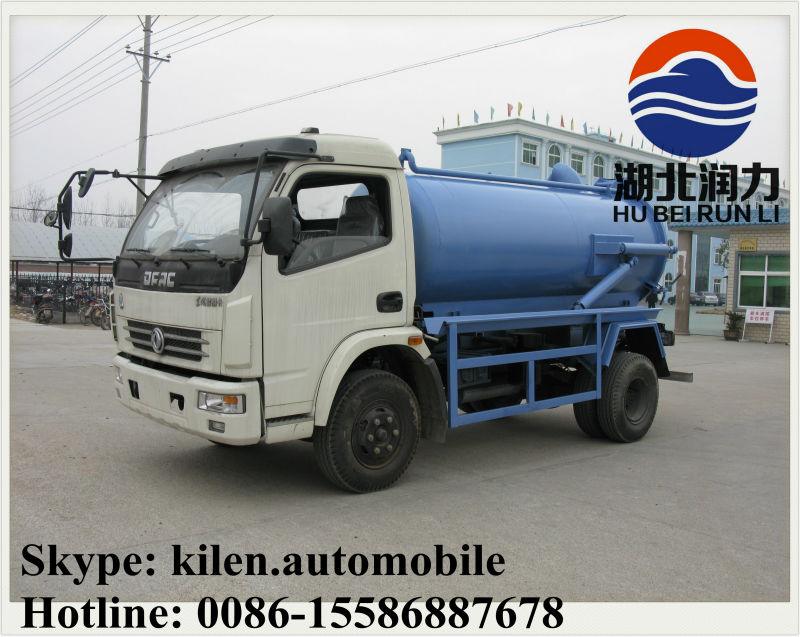DFAC 4x2 Small Cesspool Truck Septic Cleaning Truck Left Hand Drive