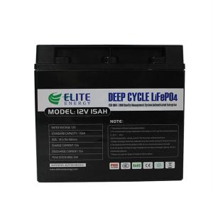 China ESS LiFePO4 Rechargeable 12V 15Ah Custom Lithium Ion Battery Pack on sale