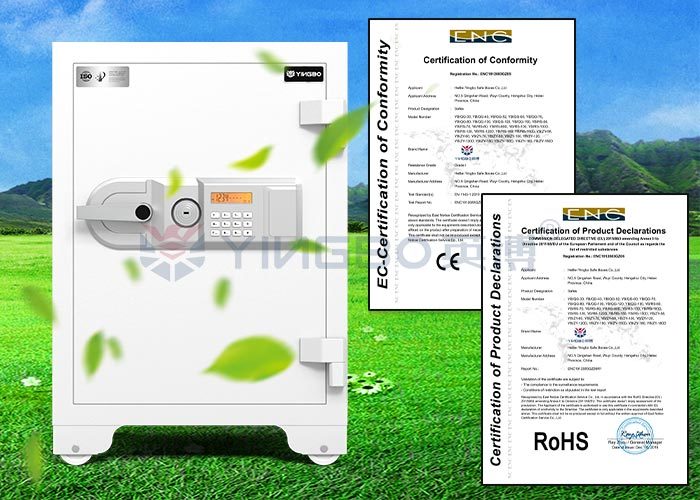 White Durable Fireproof Safe Box Multiple Fire Prevention Design YB/FW-68