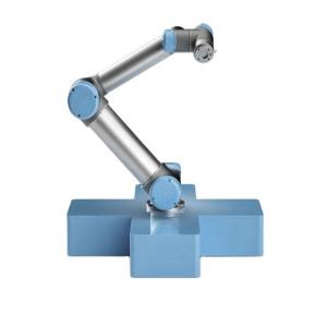 UR 3e collaborative table-top robot used to picking, assembling, and placing