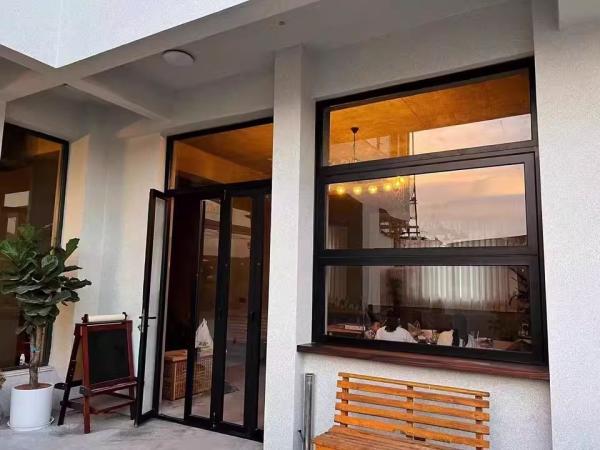 Quality Folding Window Aluminium Glass windows Horizontal Folding windows Bi Fold Window aluminum casement windows square meters for sale