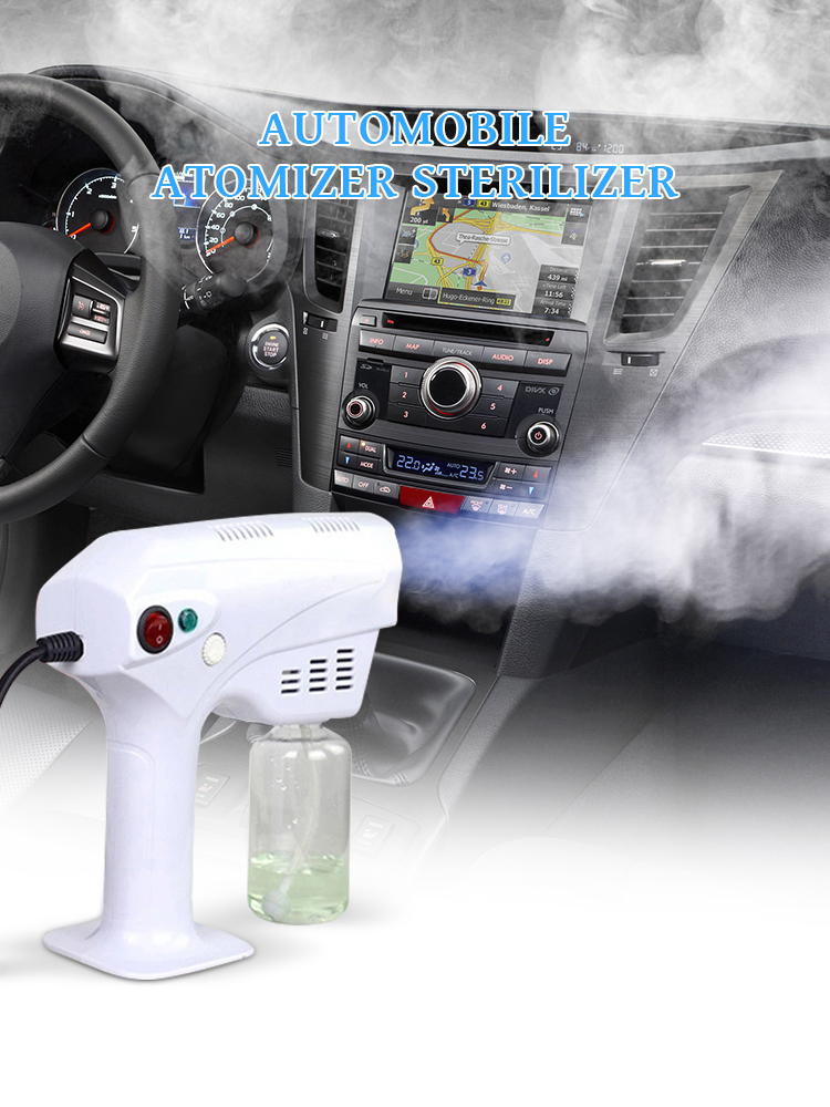 Intelligent Ultraviolet Nano Atomization White Wired Electric Spray Gun for sanitizer