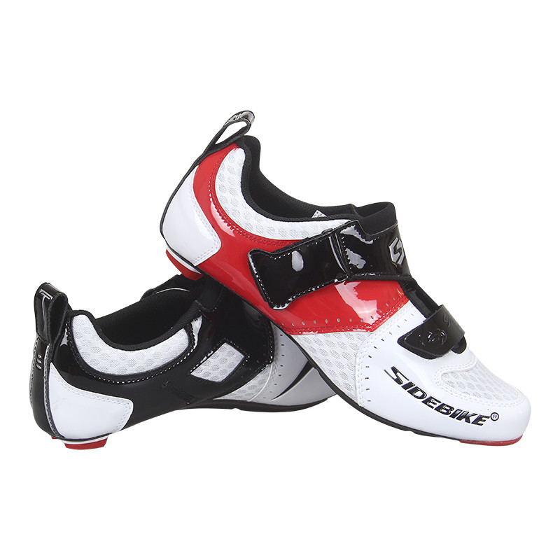 Triathlon Road Racing Bicycle Shoes Breathable Fast Dry Olympic Use