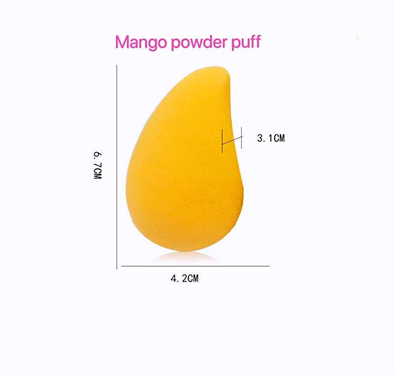 2020 Fashion Beauty Women Cosmetics Soft And Wash Mango Powder Puff