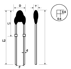 MF52 Pearl-Shaped Precision NTC Thermistor for Temperature Measurement