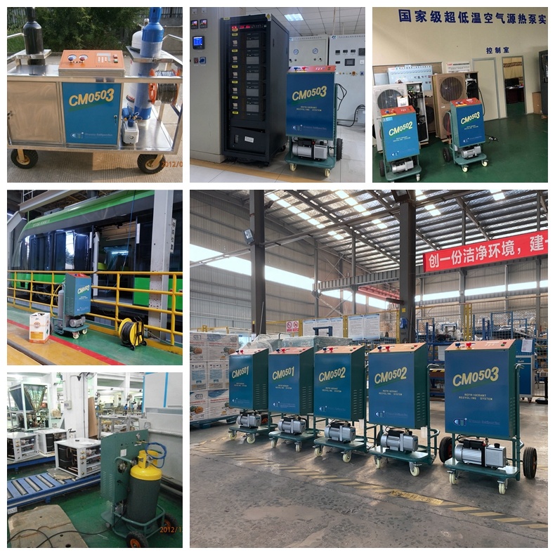 6HP 2HP Commercial Refrigerant Recovery Machine Freon Reclaim Machine