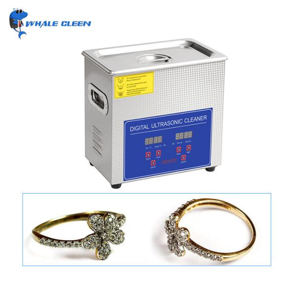 Professional 250W Ultrasonic Jewelry Cleaner with Adjustable Sound Wave