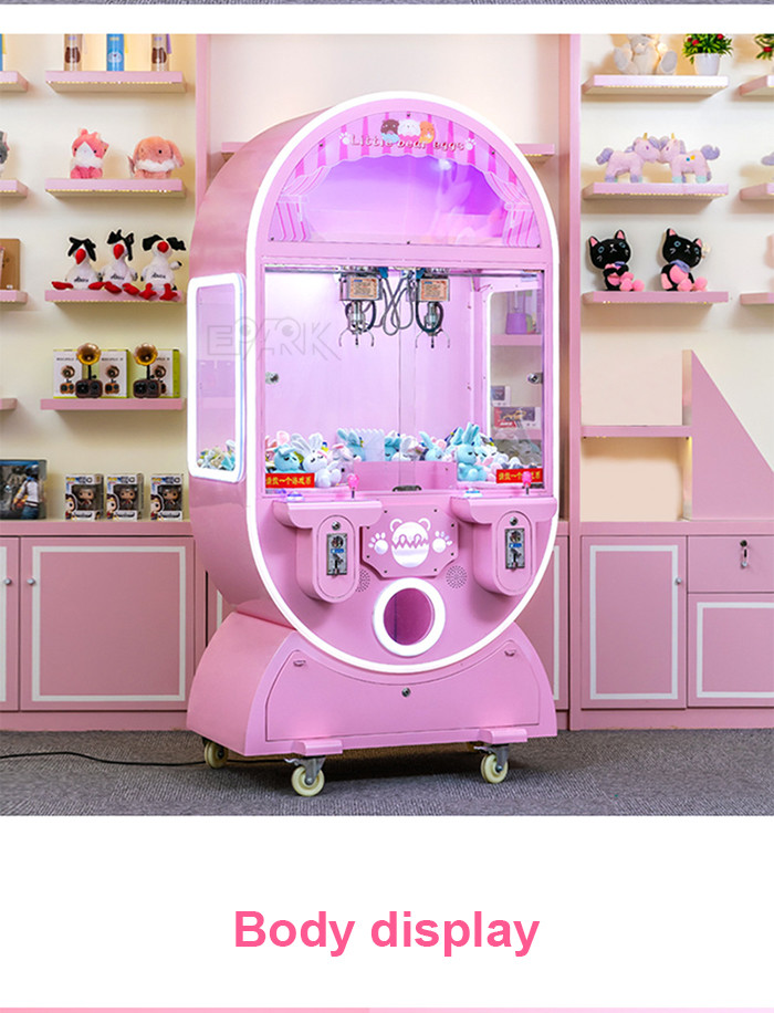 2021 Coin Operated Claw Crane Machine Arcade Vending Machine For Kids