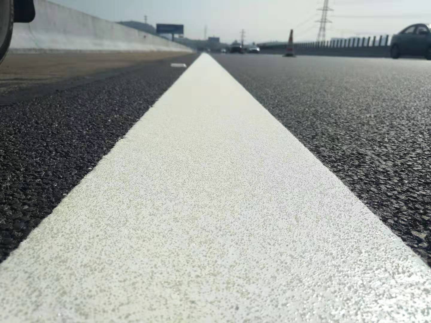 Road Marking Thermoplastic Paint 25kg With Reflective Glass Beads