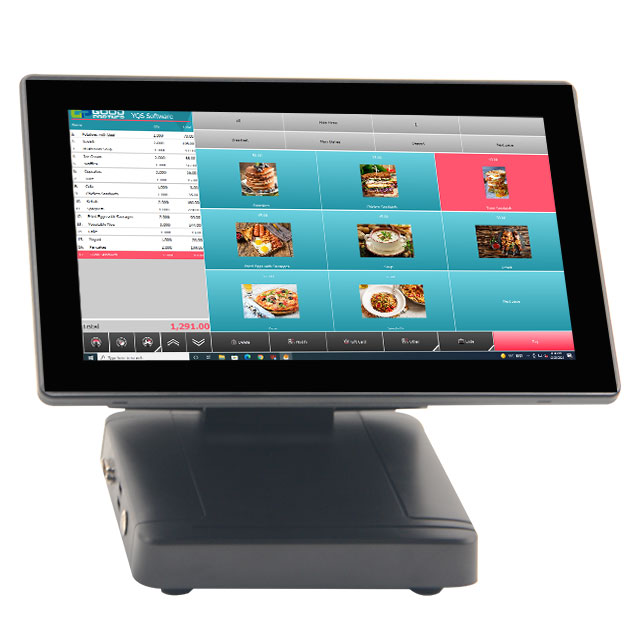 Fast Food POS System Terminal Billing Machine with 58mm/80mm External Thermal Printer and Free Software