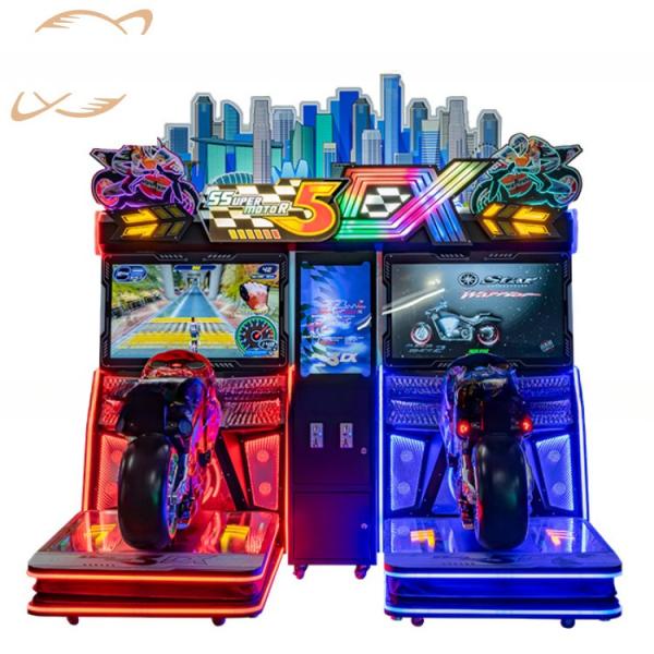 Dreamland super dynamic X5 double players motorcycle game machine adults arcade