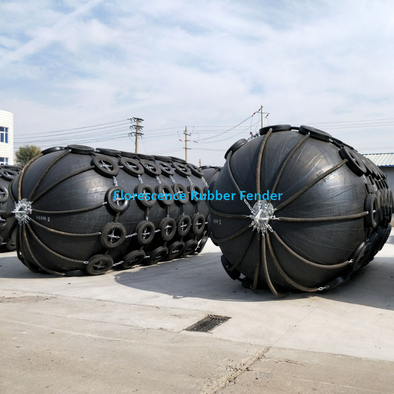 6-10 Years Lifespan Inflatable Pneumatic Rubber Fender With Length 0.6-9m For Marine