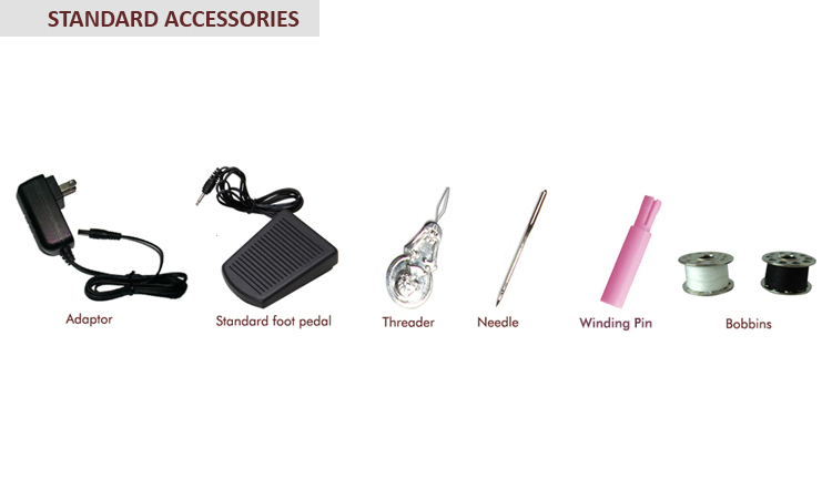 Adjustable Stitch Length Portable Buttonhole Sewing Machine for Household Sewing