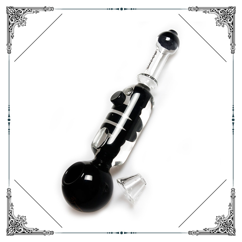 Spoon Pipe With Glycerin Freezable Coil 9.5 Inch Length
