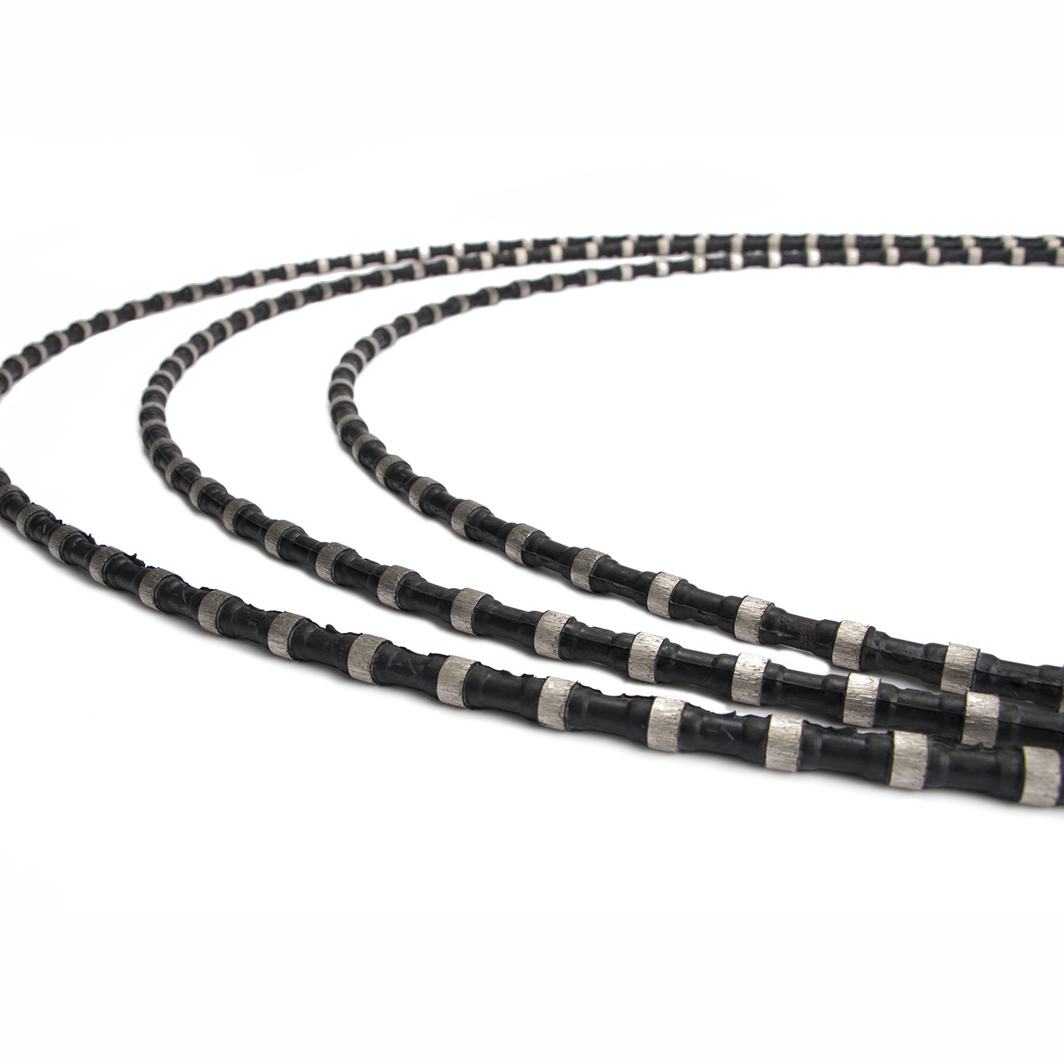 Rubber Diamond Wire Saw For Granite ODM Available 33m/S Line Speed