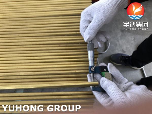 DIN17660 CuZn20Al2 F39 Copper Alloy Steel Heat Exchanger Tube For Chemical