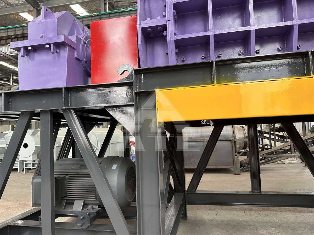Iron Car Shell Shredder Waste Recycling Metal Barrel Shredder