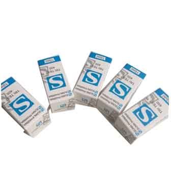 10ml Boxes 6x3cm Glass Vial Labels For Pharmaceuticals Laboratories