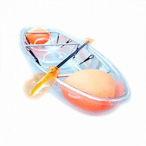  6mm Pc Transparent Canoe Durable With UV Protective Layer Two Persons Capacity Manufactures