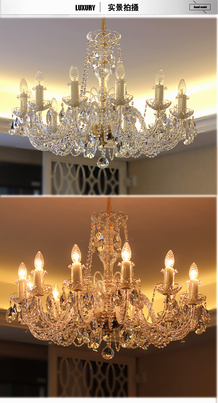 Kichler crystal chandelier hanging lights for lounge (WH-CY-129)