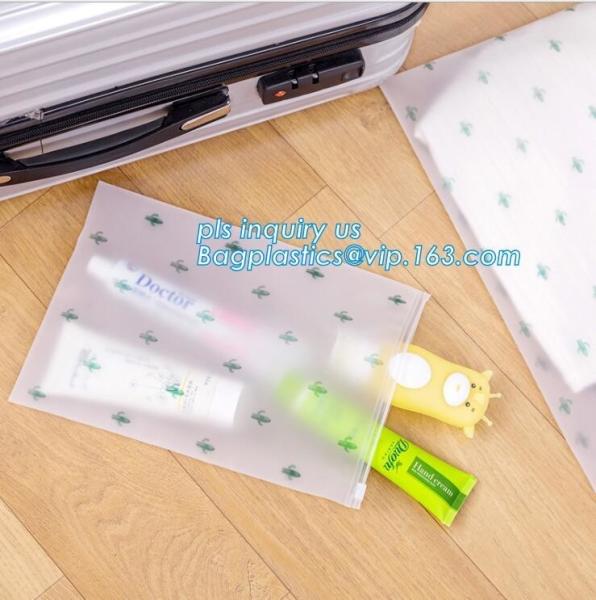 clear simple style pvc slider zipper bag,clear transparent pvc vinyl zipper bag