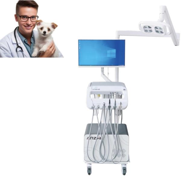 Animal Tooth Treatment Cart Mobile Veterinary Dental Unit For Pet Hospital